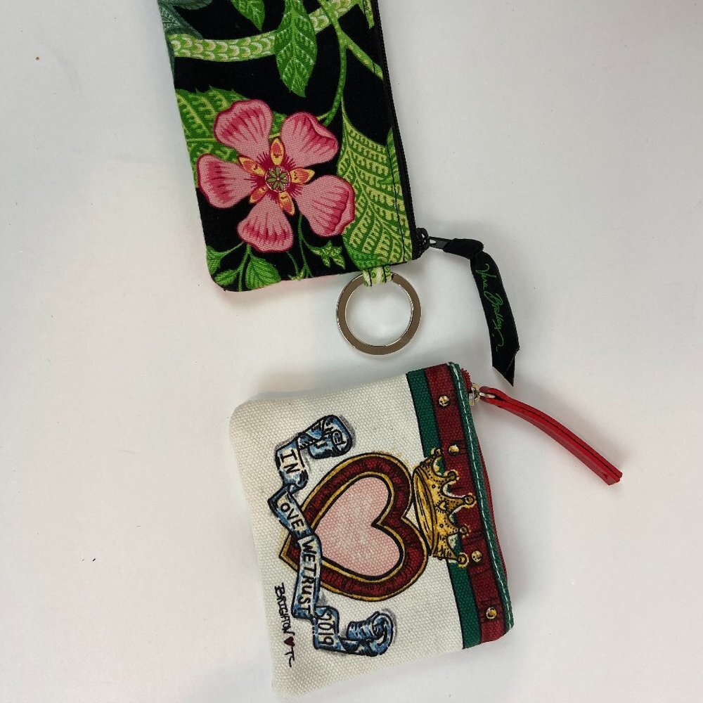 2 pc Brighton Vera Bradley Coin  Cards ID purse.